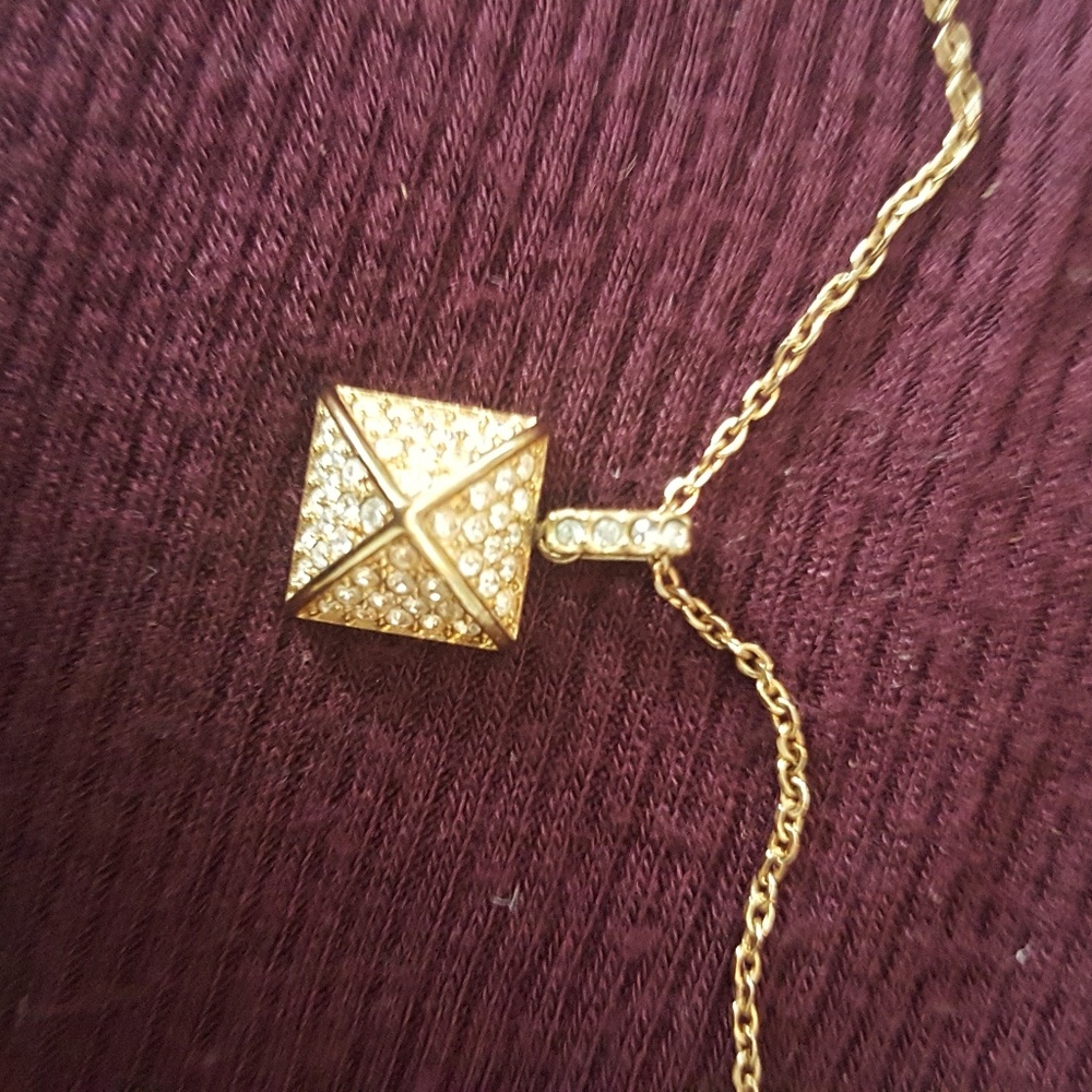 Mk stud necklace